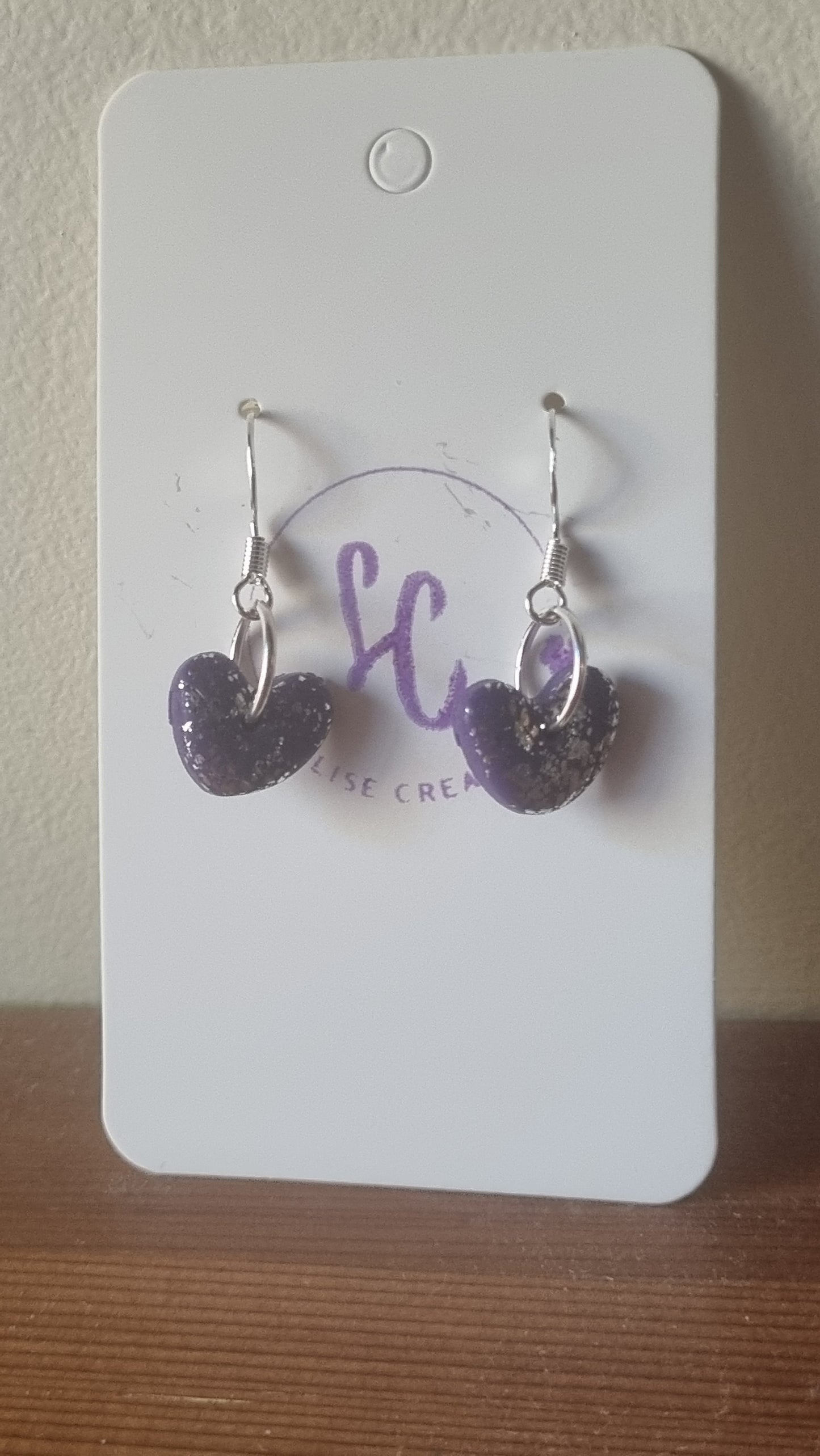 Valentines day earrings at Abbys