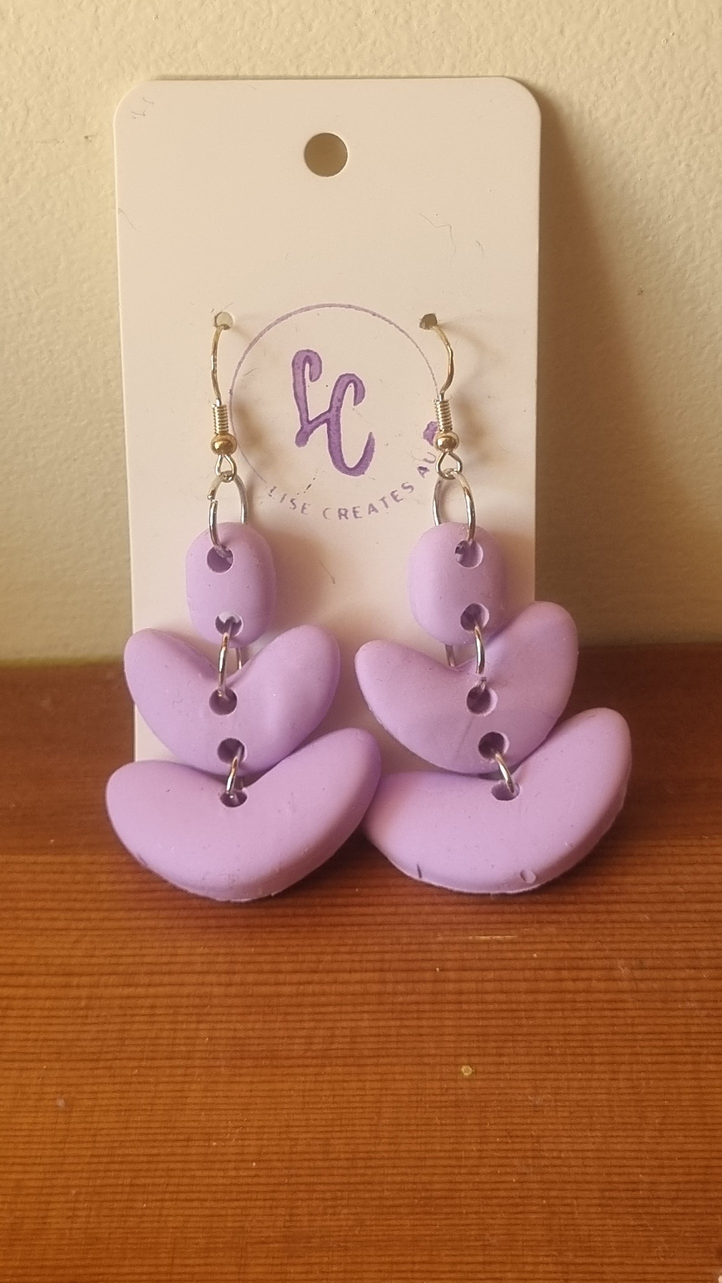 3 piece flower earrings