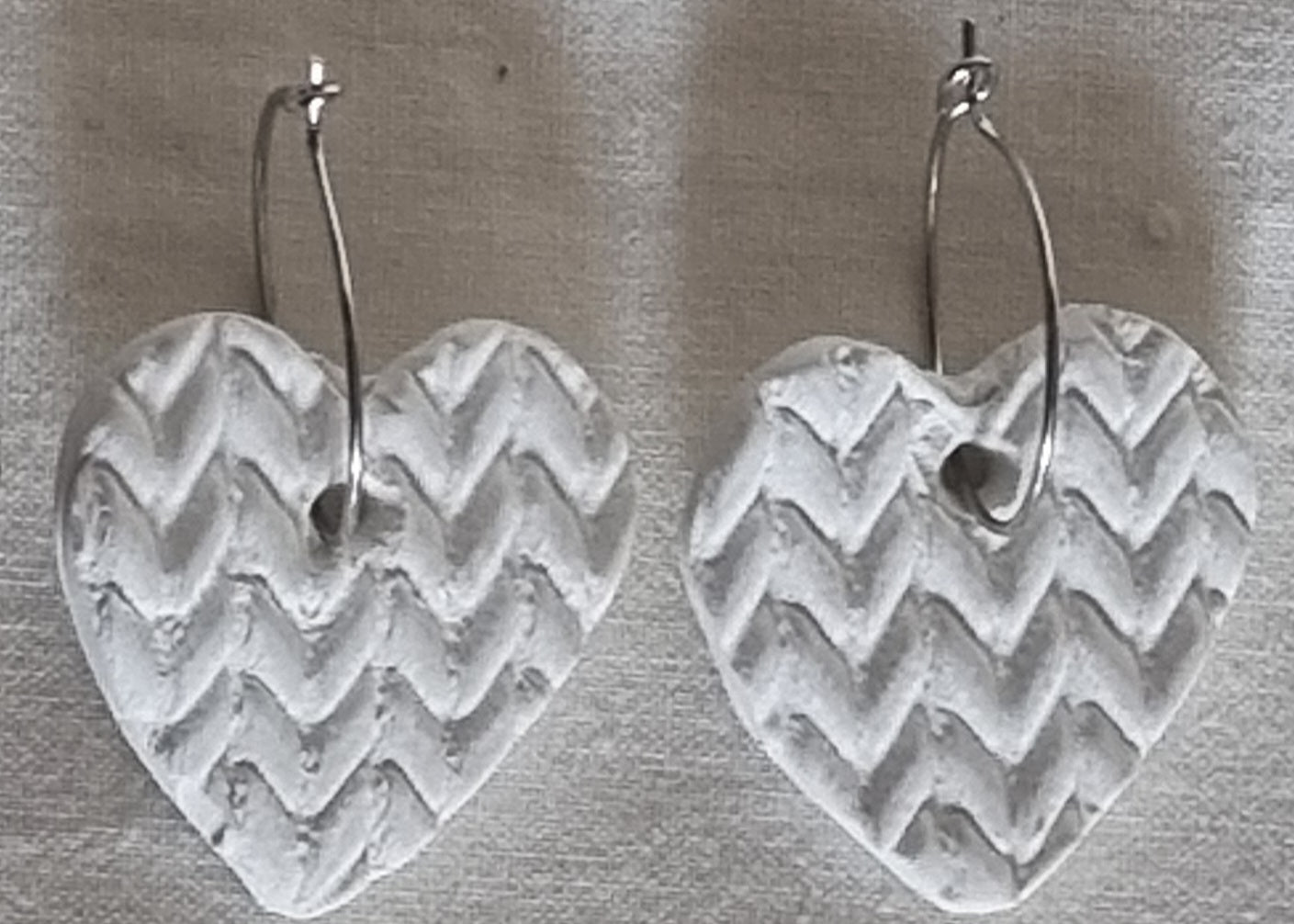 Textured hearts