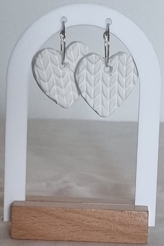 Textured hearts