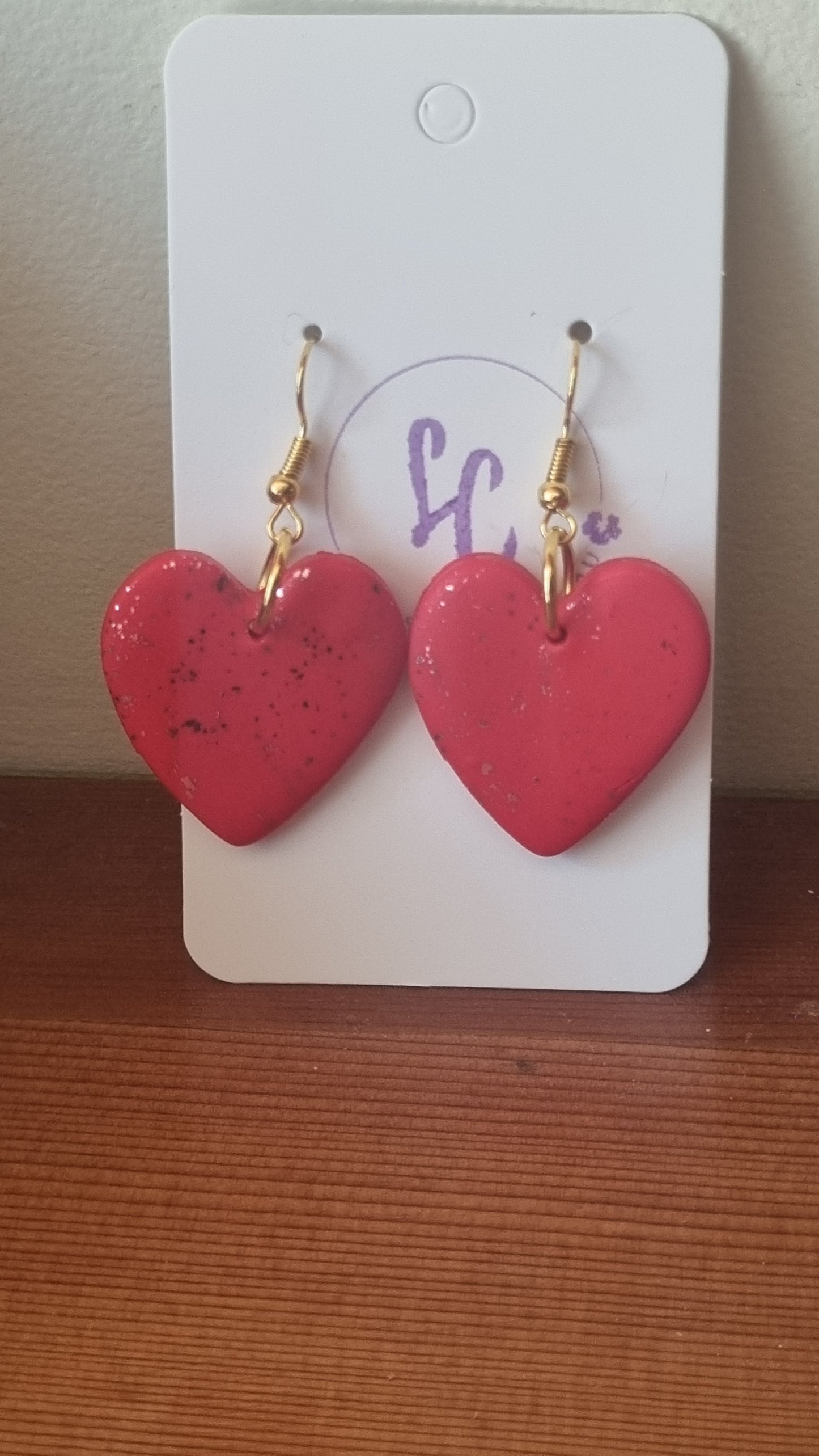 Valentines day earrings at Abbys