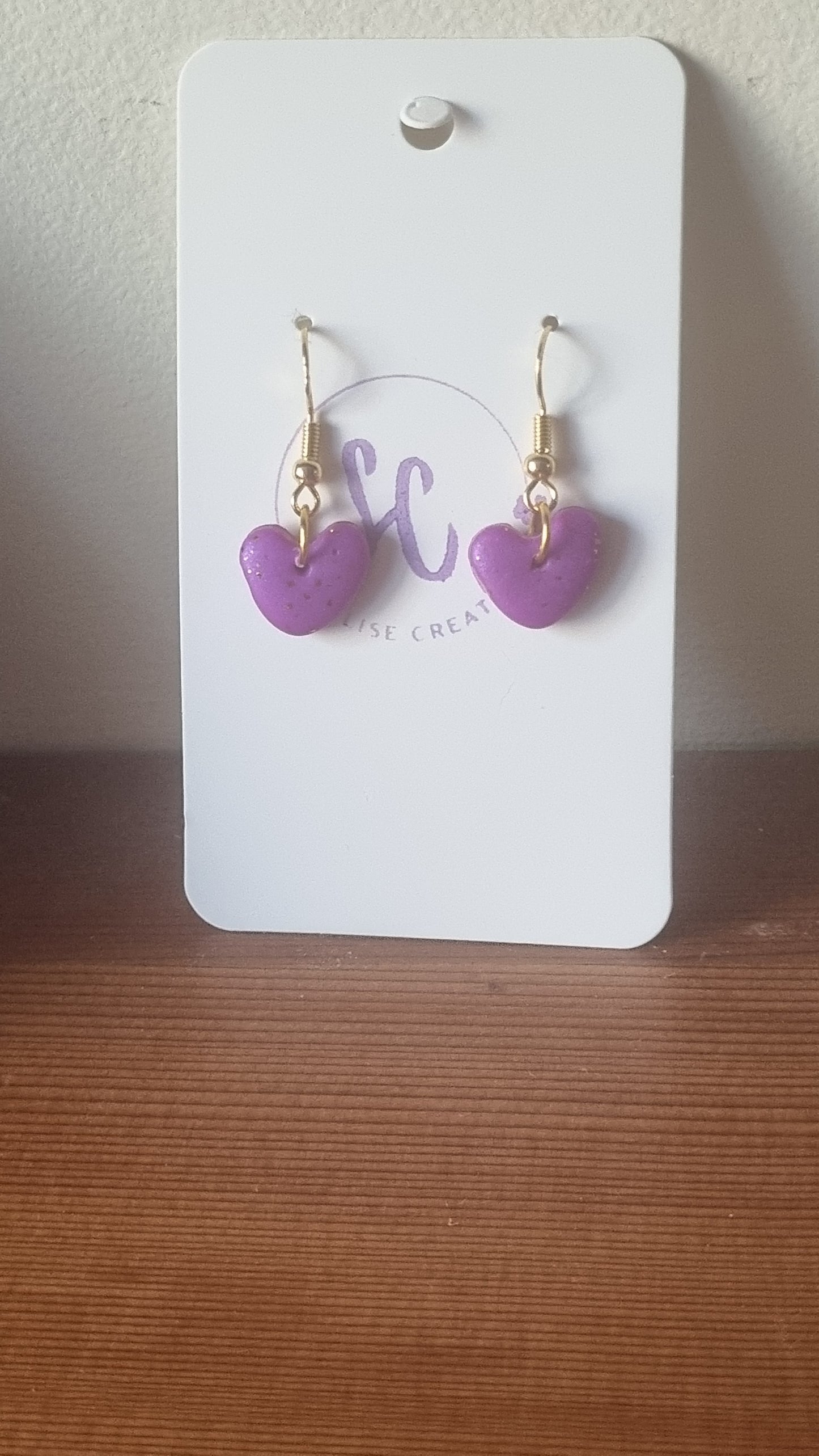 Valentines day earrings at Abbys