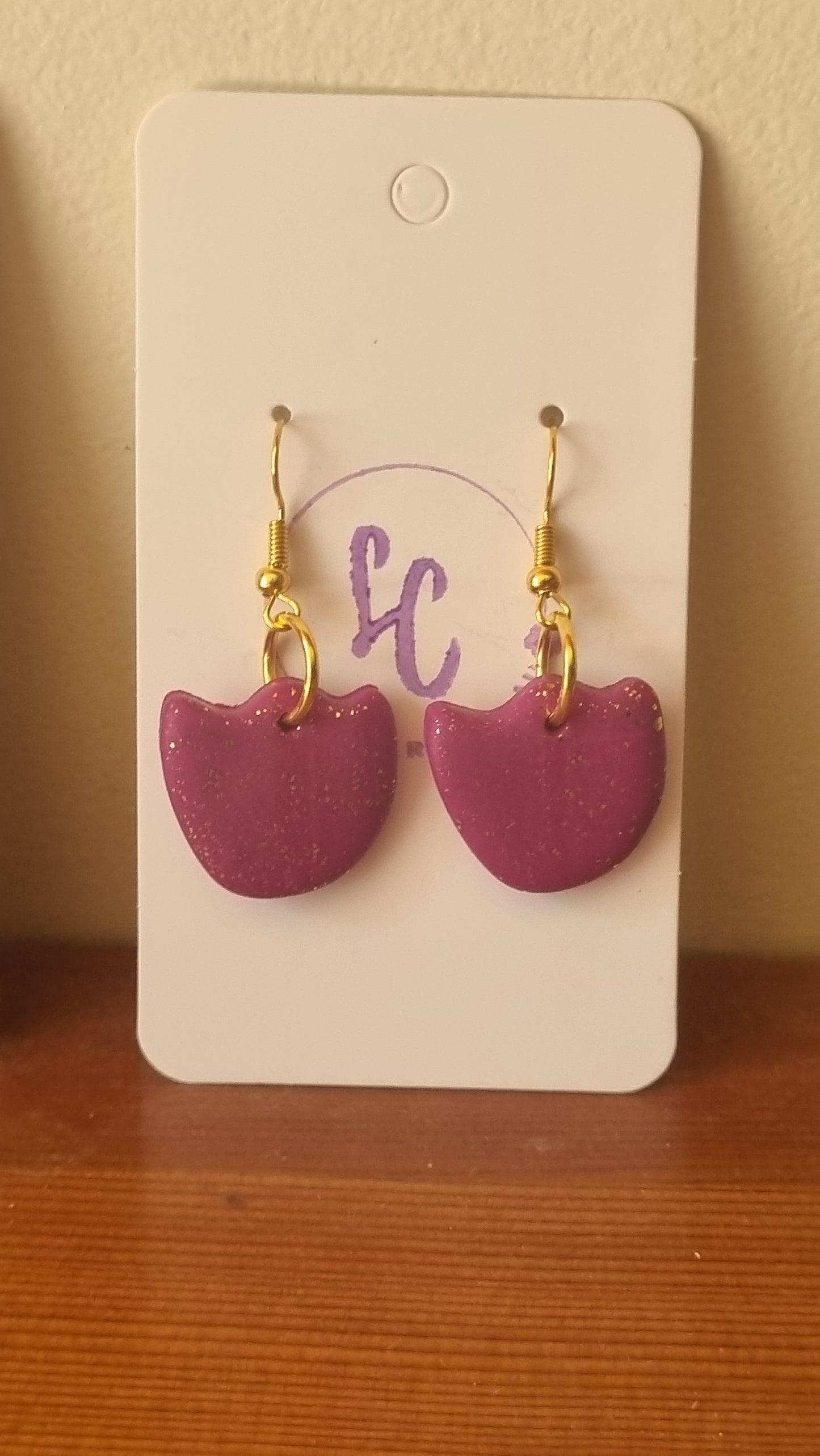 Valentines day earrings at Abbys