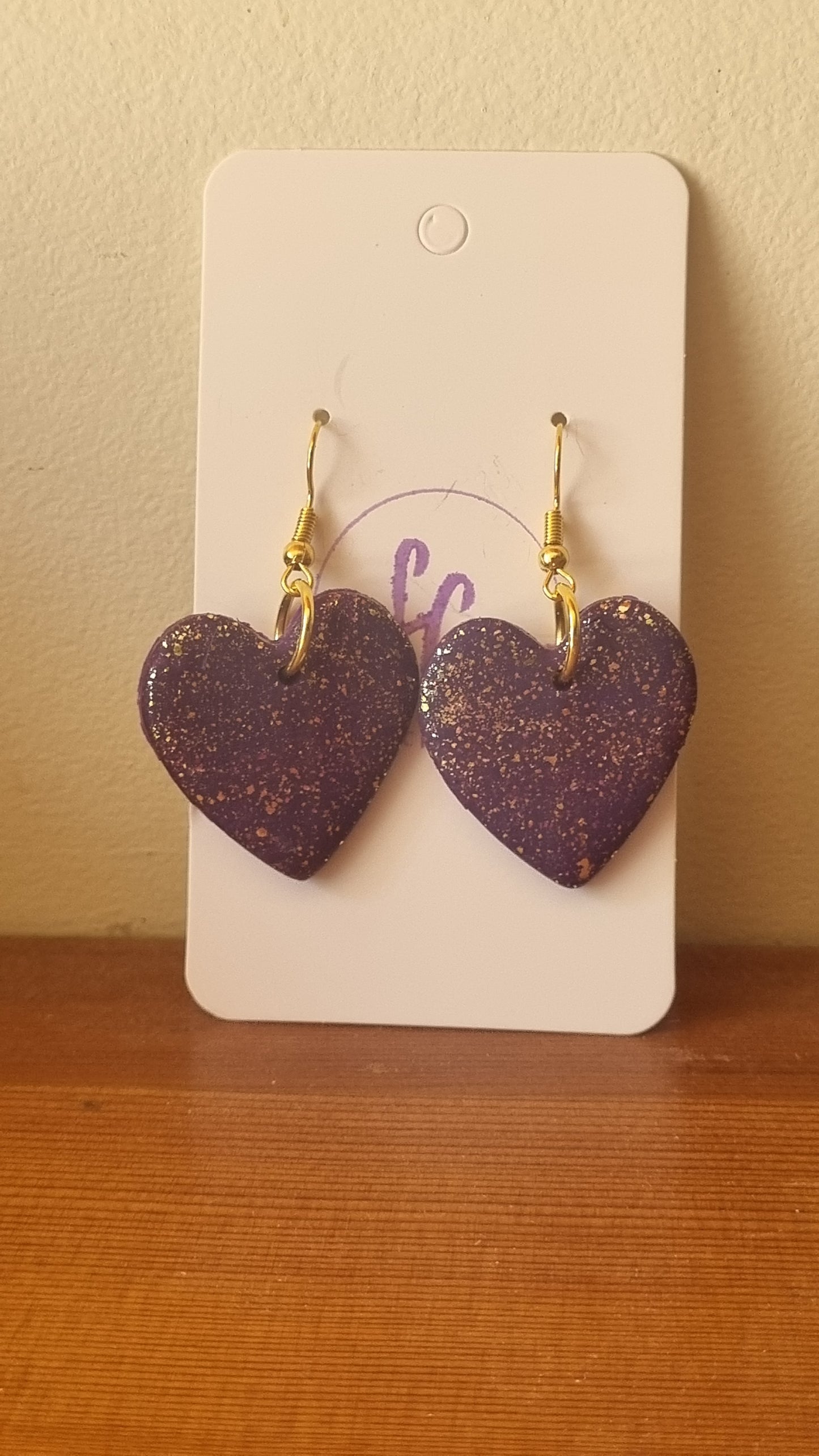 Valentines day earrings at Abbys