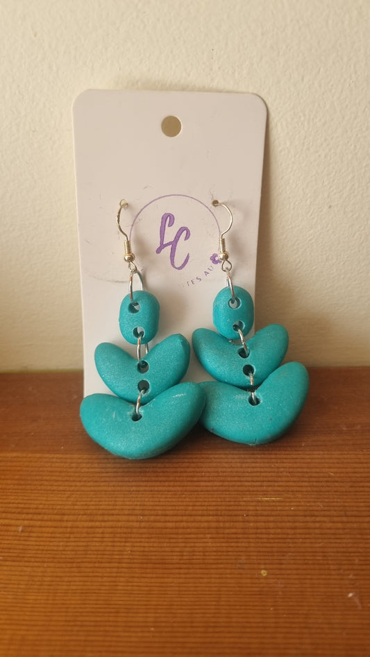 3 piece flower earrings