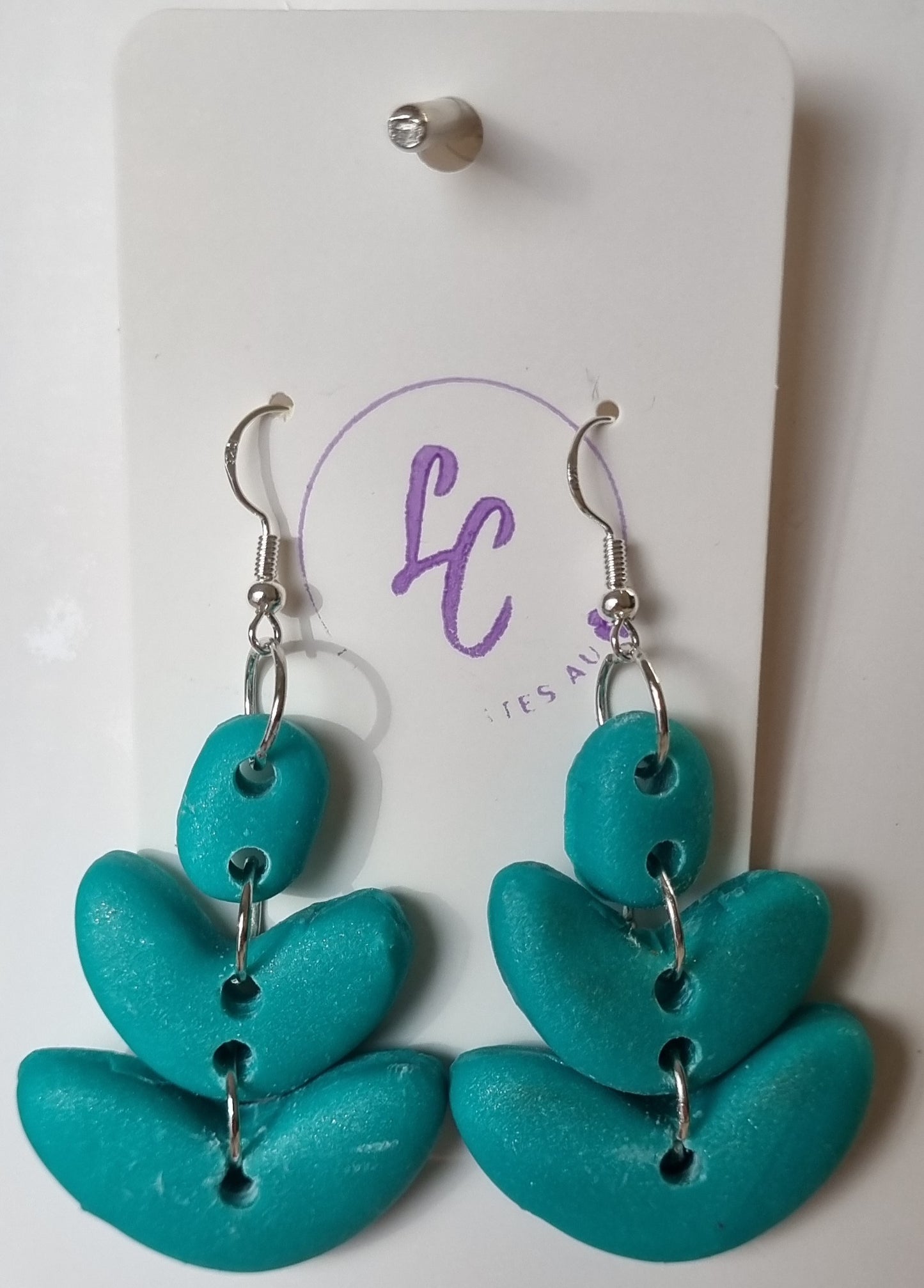 Aqua three piece flowers #5