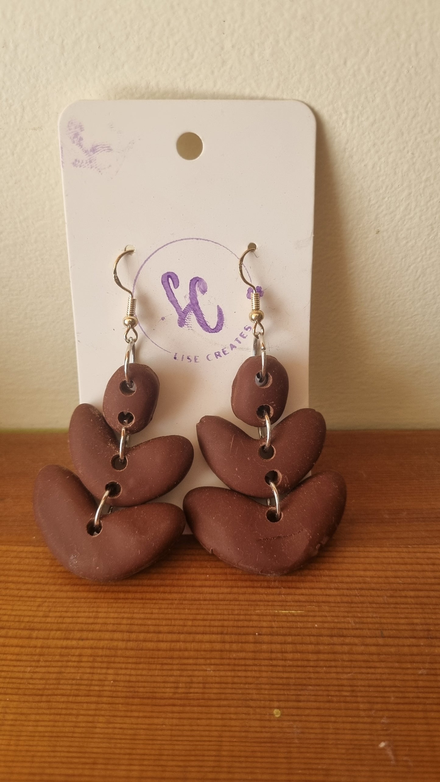3 piece flower earrings